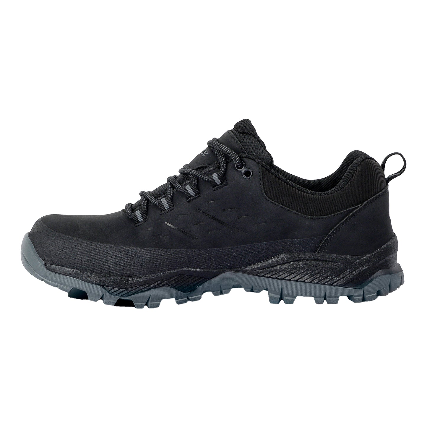Black - Side - Regatta Mens Blake Low Walking Shoes