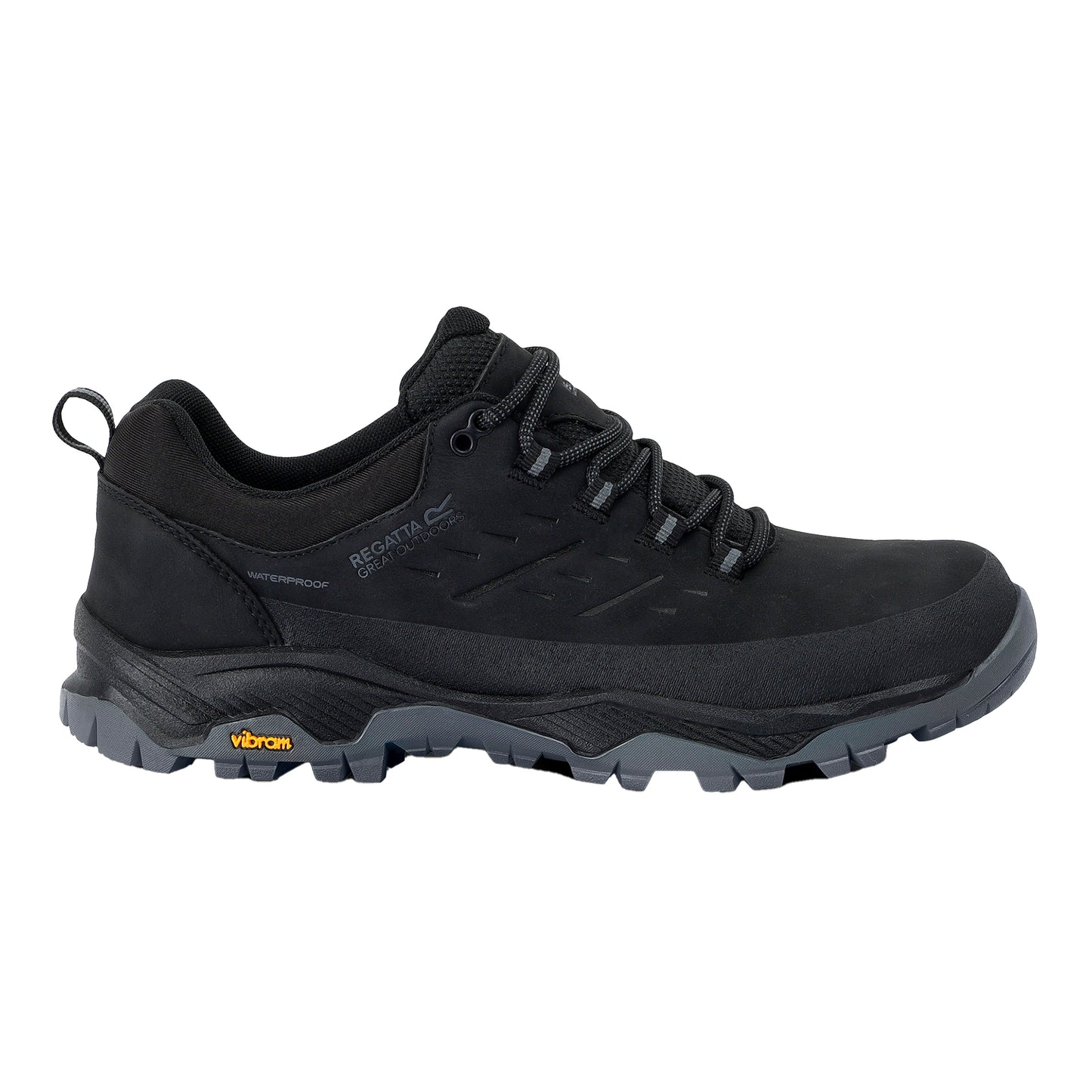 Black - Lifestyle - Regatta Mens Blake Low Walking Shoes