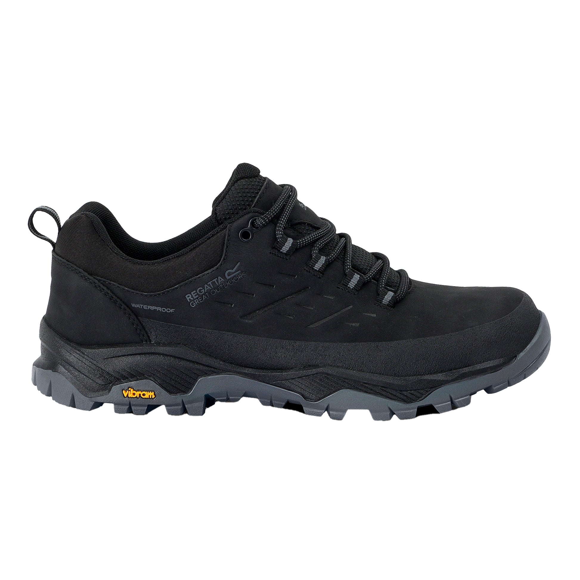Black - Lifestyle - Regatta Mens Blake Low Walking Shoes