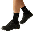 Black - Close up - Regatta Mens Blake Low Walking Shoes