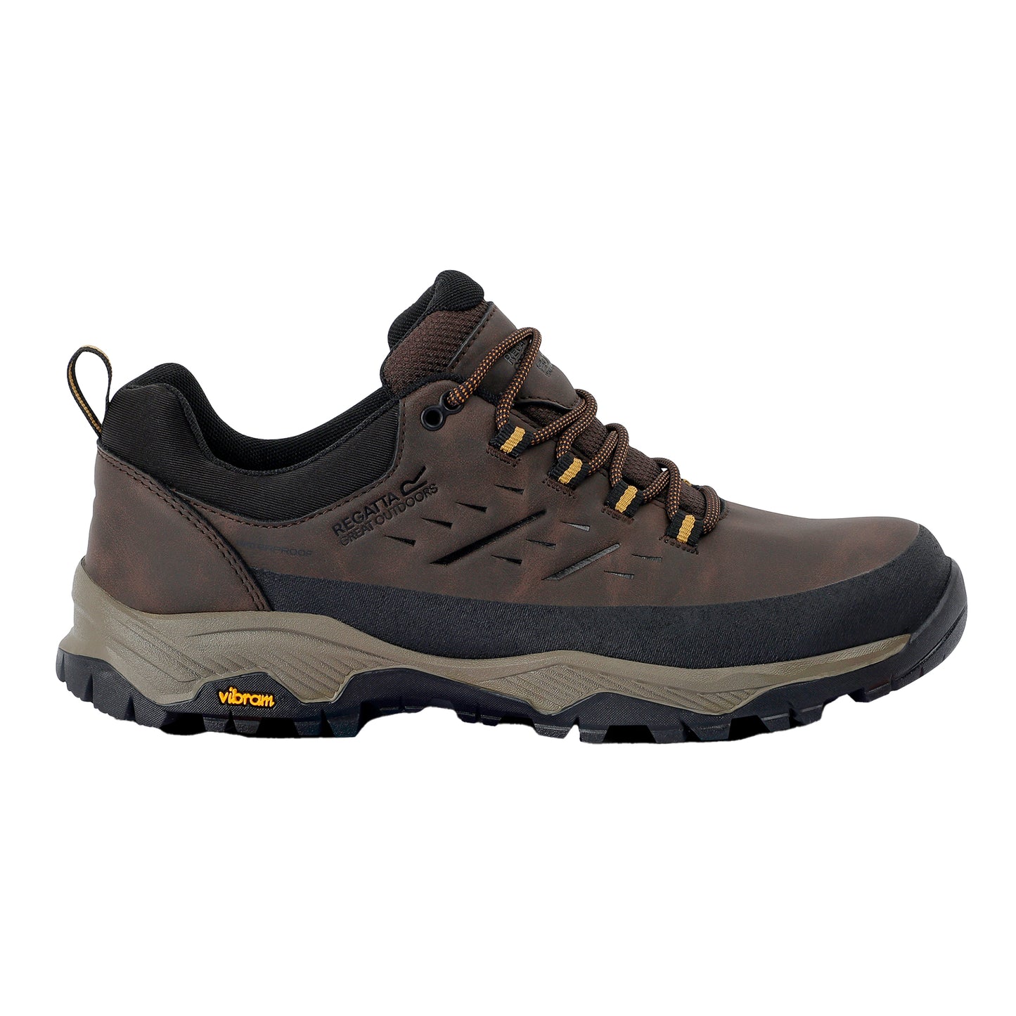 Peat-Wood - Lifestyle - Regatta Mens Blake Low Walking Shoes