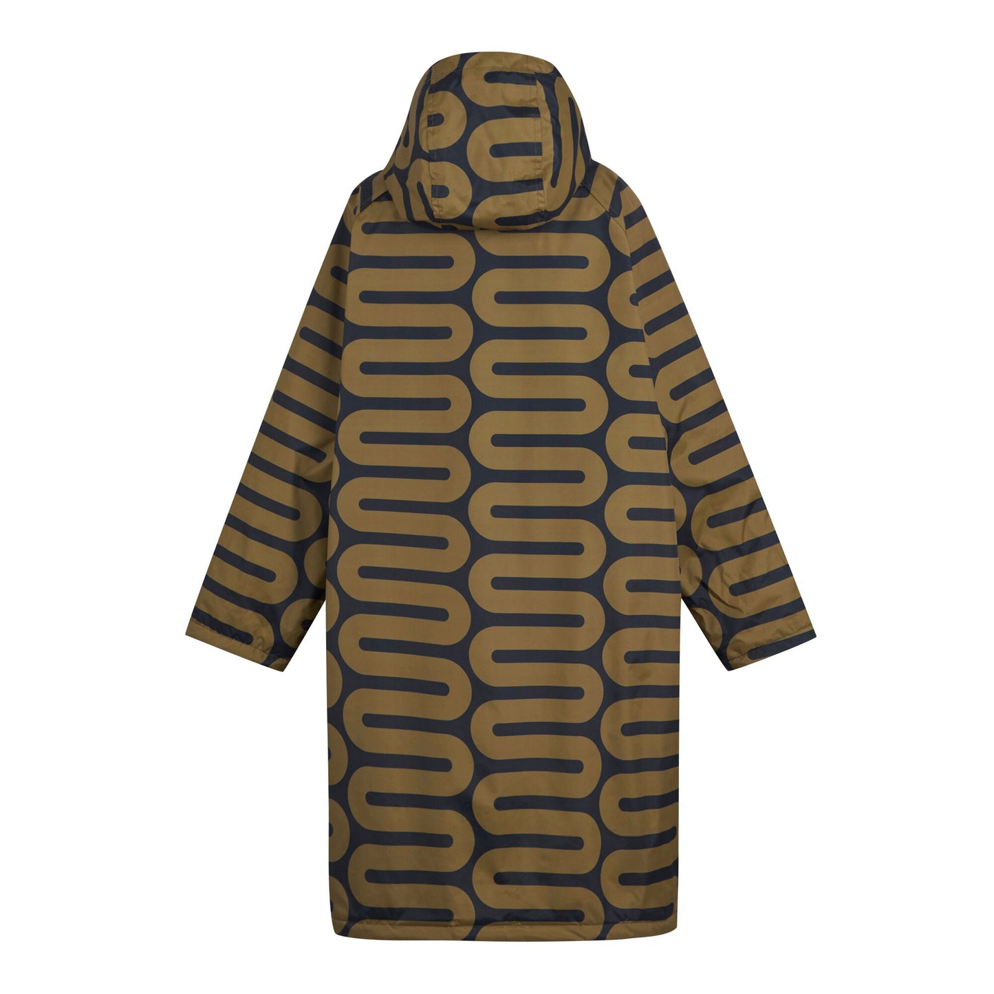 Olive - Back - Regatta Childrens-Kids Orla Kiely Spotted Changing Robe