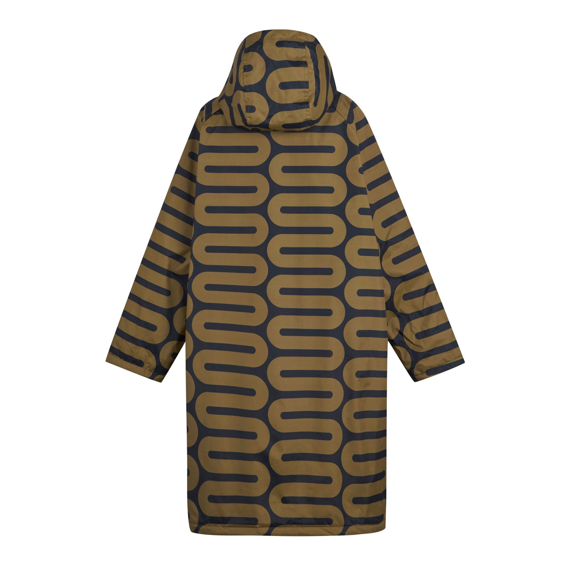 Olive - Back - Regatta Childrens-Kids Orla Kiely Spotted Changing Robe