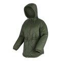 Dark Khaki - Side - Regatta Womens-Ladies Ivey Quilted Jacket