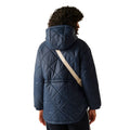 Navy - Pack Shot - Regatta Womens-Ladies Ivey Quilted Jacket