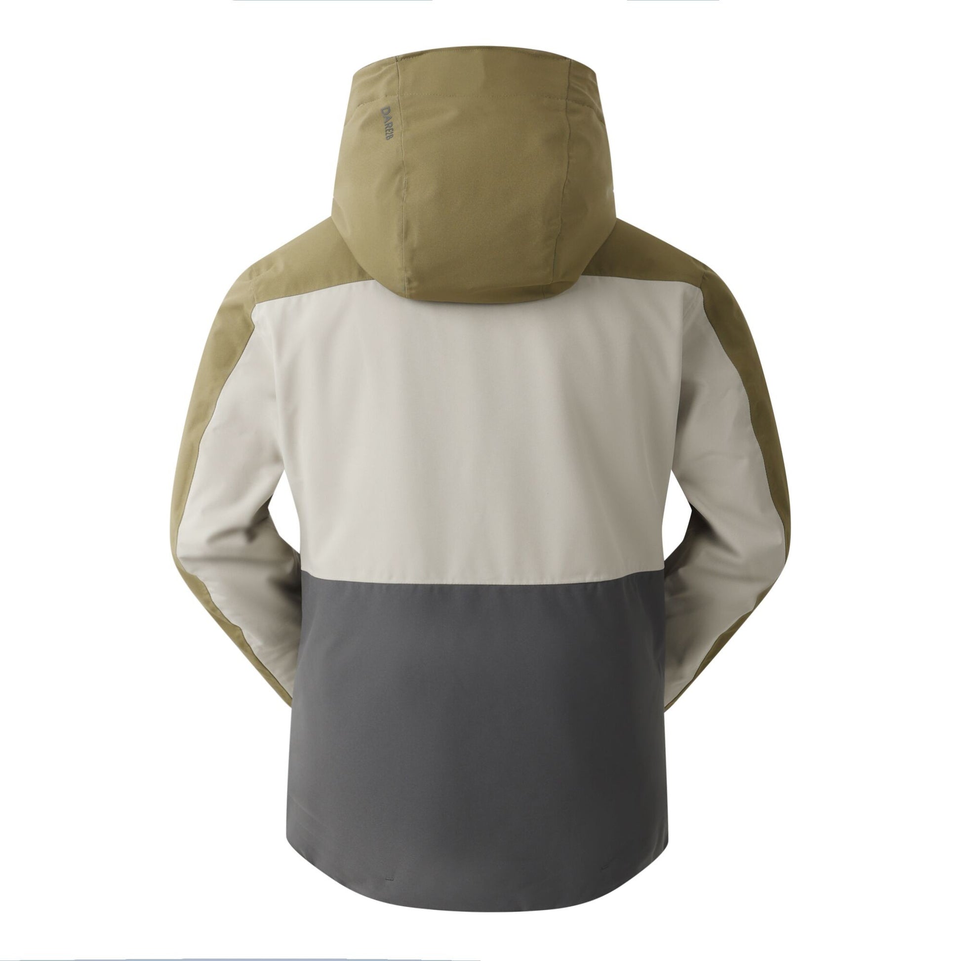 Martini Olive-Abbeystone - Back - Dare 2B Mens Baseplate III Ski Jacket