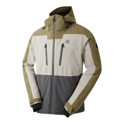 Martini Olive-Abbeystone - Side - Dare 2B Mens Baseplate III Ski Jacket