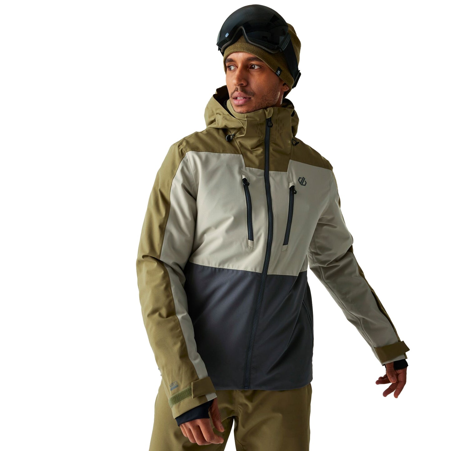 Martini Olive-Abbeystone - Lifestyle - Dare 2B Mens Baseplate III Ski Jacket