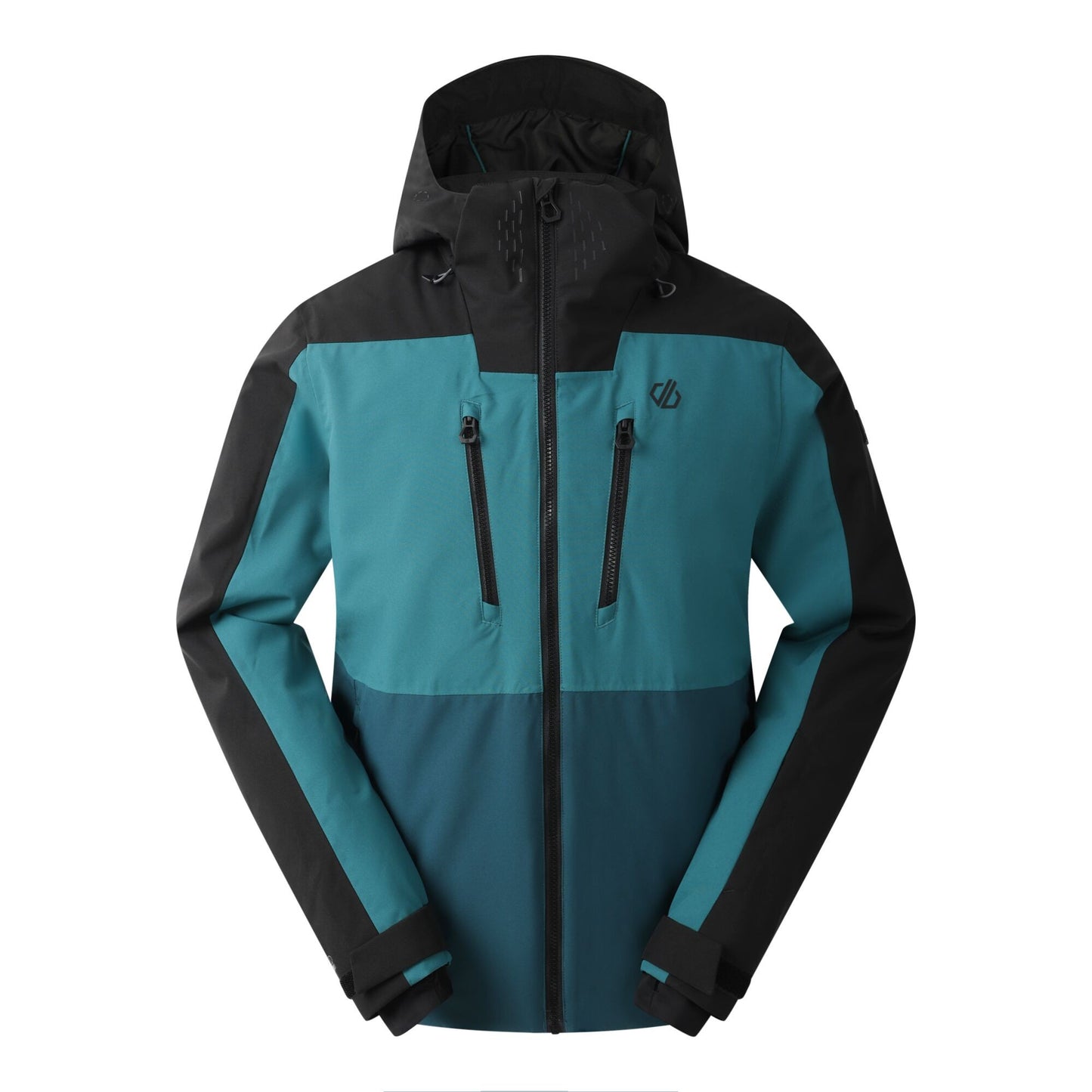 Dark Sea-Black - Front - Dare 2B Mens Baseplate III Ski Jacket