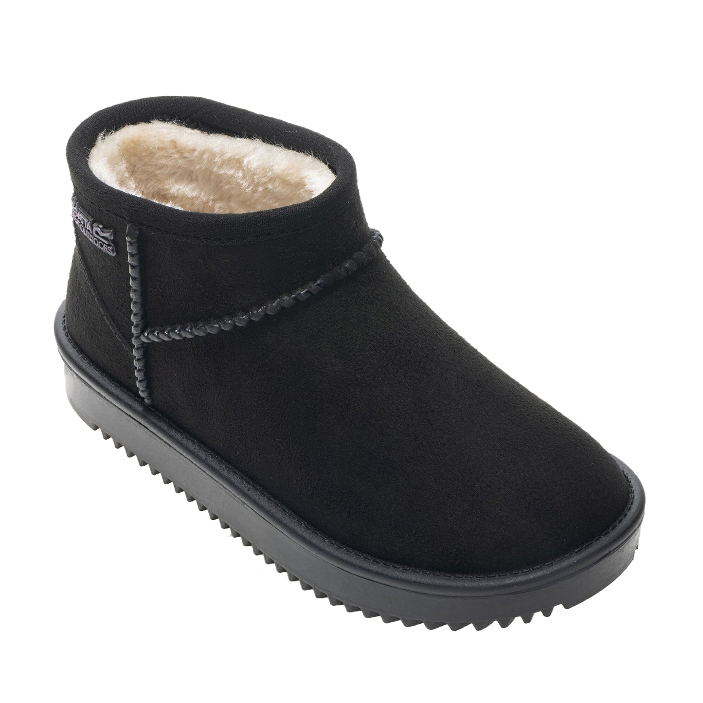 Black - Front - Regatta Childrens-Kids Risley Waterproof Winter Boots