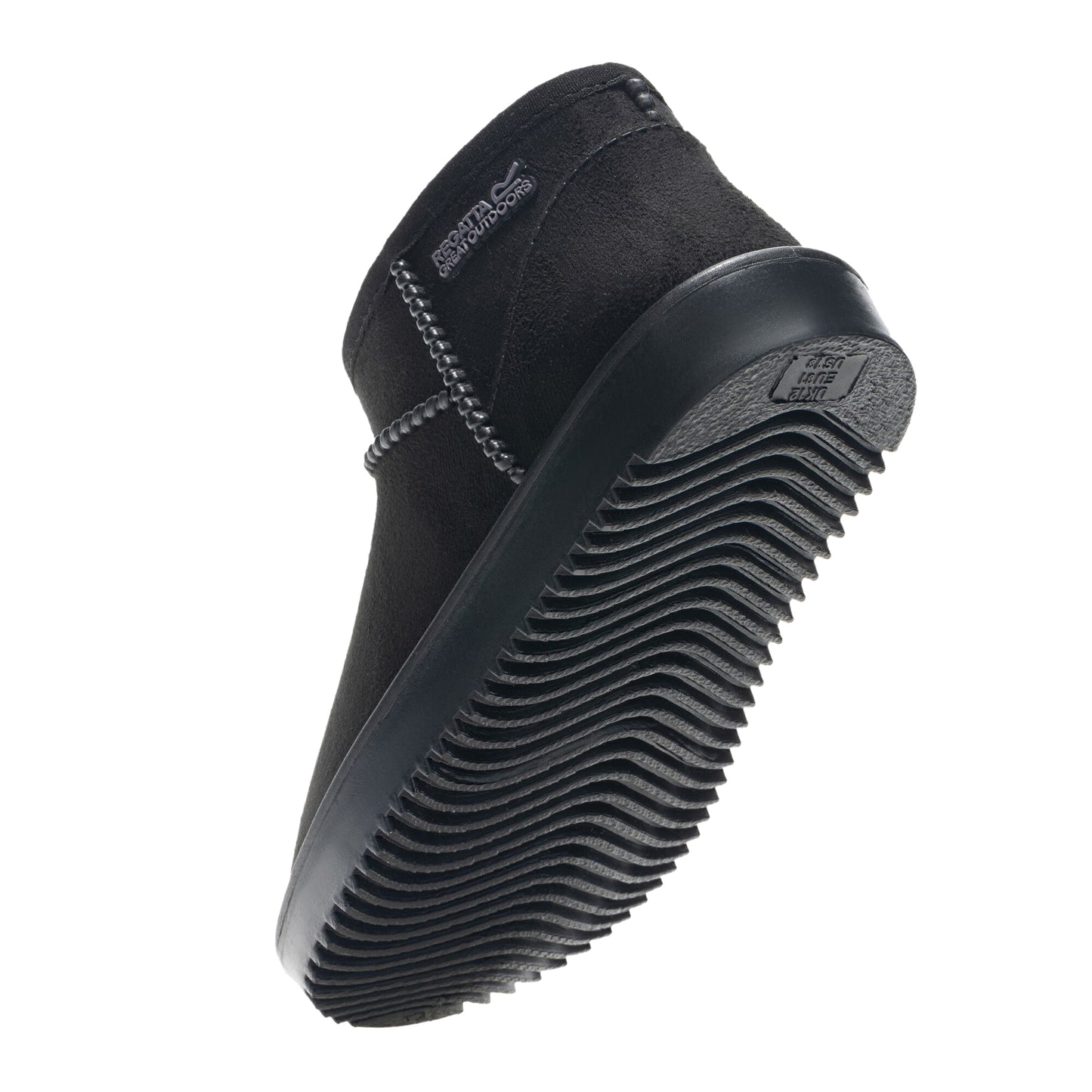 Black - Side - Regatta Childrens-Kids Risley Waterproof Winter Boots