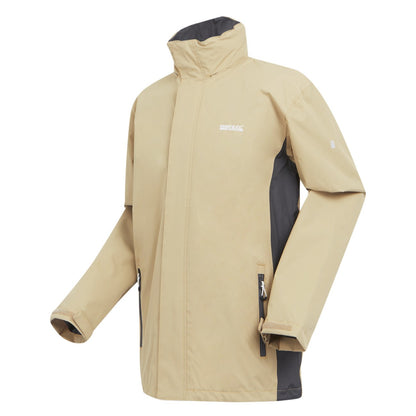 Oat Ash - Side - Regatta Great Outdoors Mens Jessup Waterproof Jacket