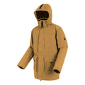 Nut Brown-Black - Side - Regatta Mens Marron Insulated Waterproof Jacket