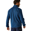 Snorkel Blue - Pack Shot - Regatta Mens Newhill Marl Full Zip Fleece Jacket