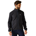 Navy - Lifestyle - Regatta Mens Newhill Marl Full Zip Fleece Jacket