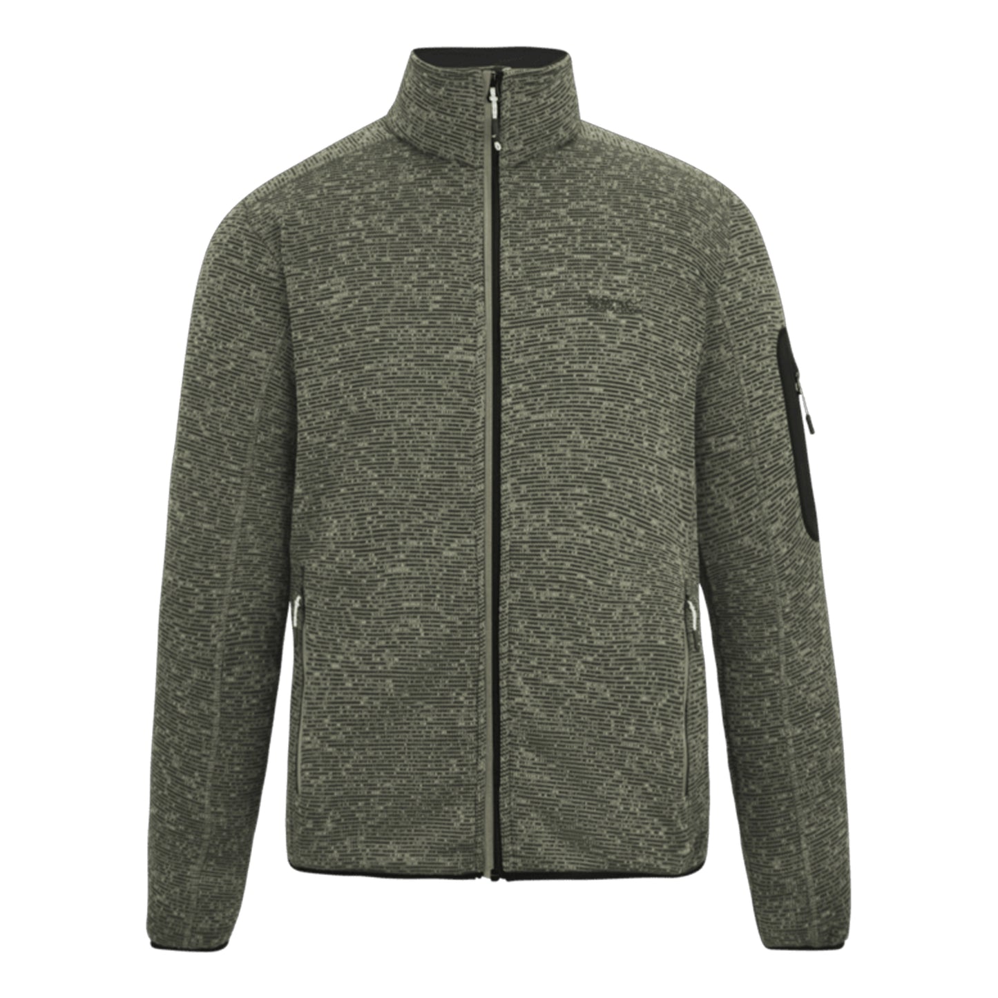 Abbeystone - Front - Regatta Mens Newhill Marl Full Zip Fleece Jacket