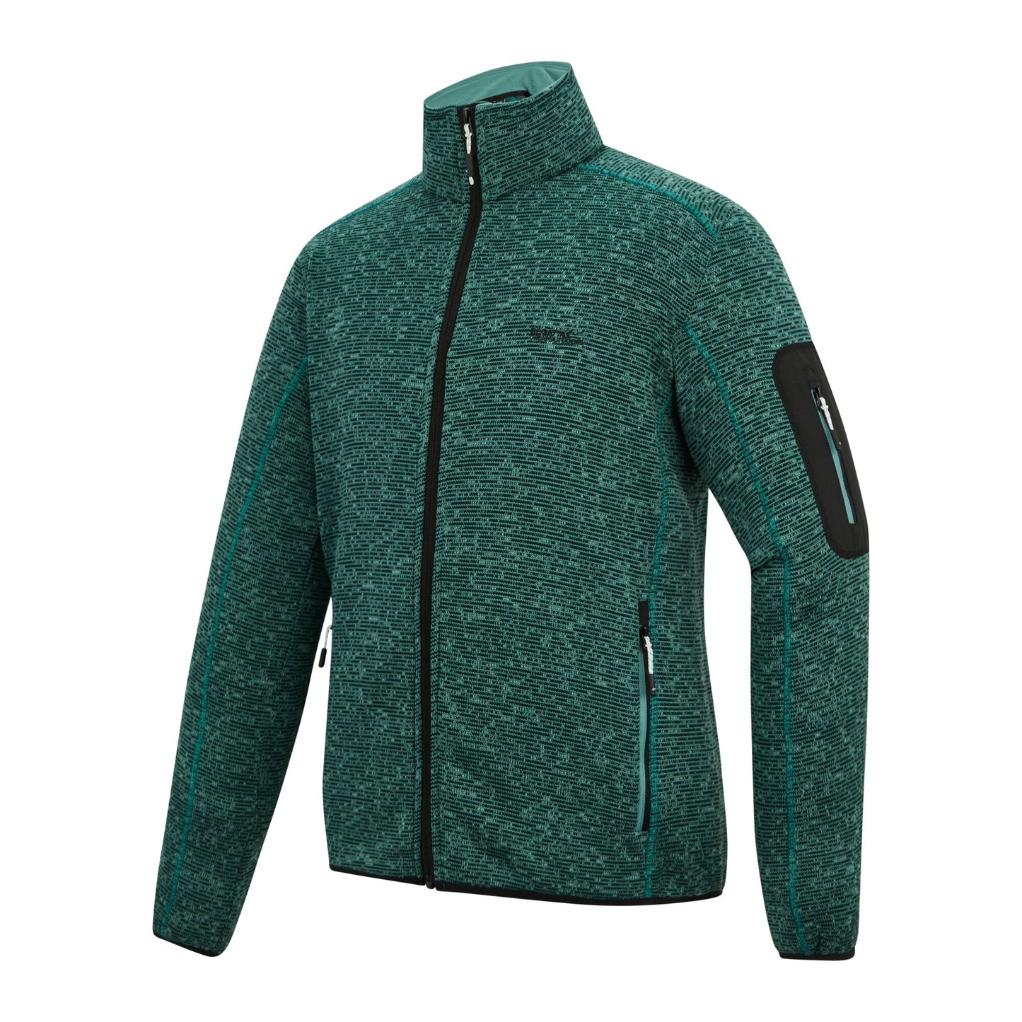 Arctic - Side - Regatta Mens Newhill Marl Full Zip Fleece Jacket