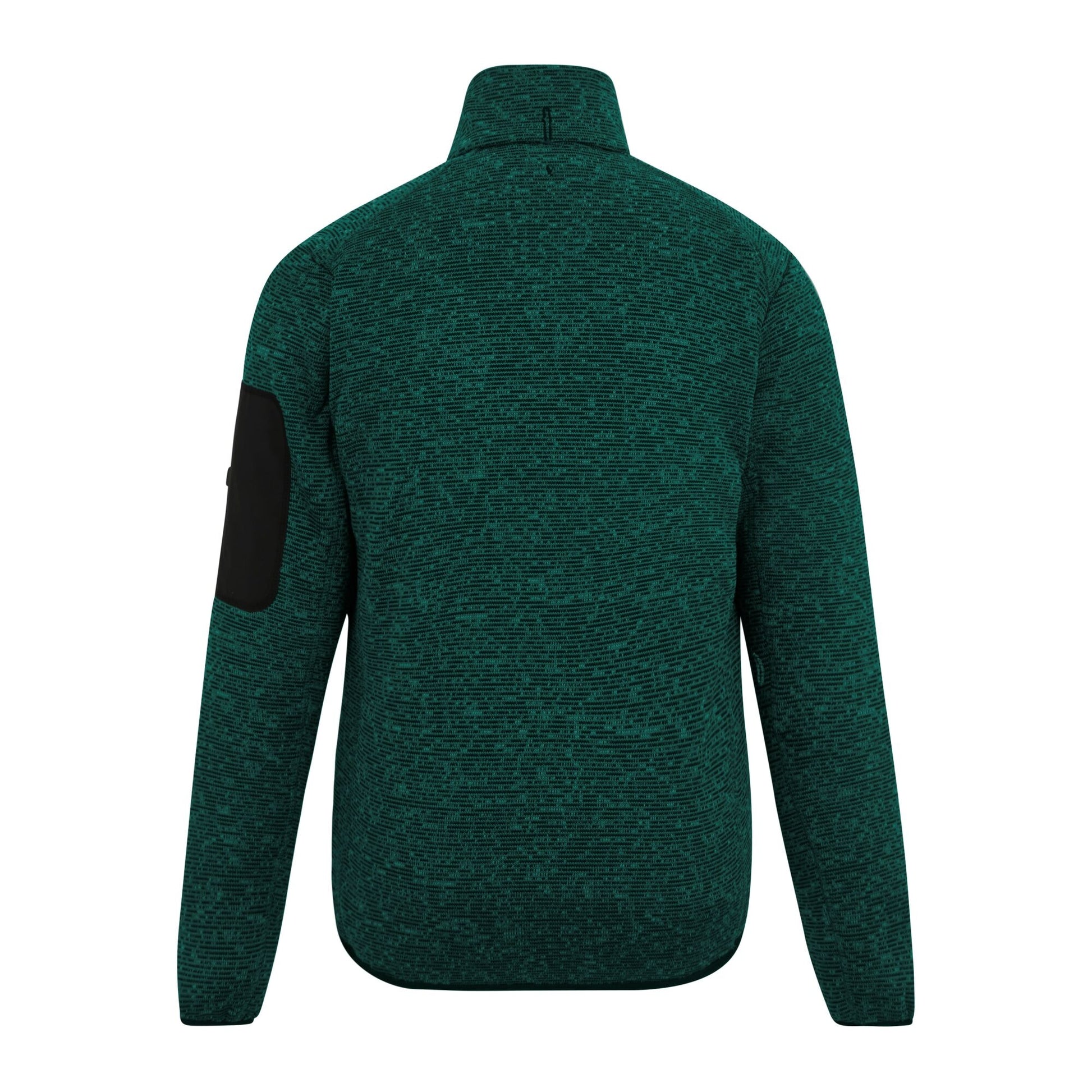 Mediterranean Green - Back - Regatta Mens Newhill Marl Full Zip Fleece Jacket