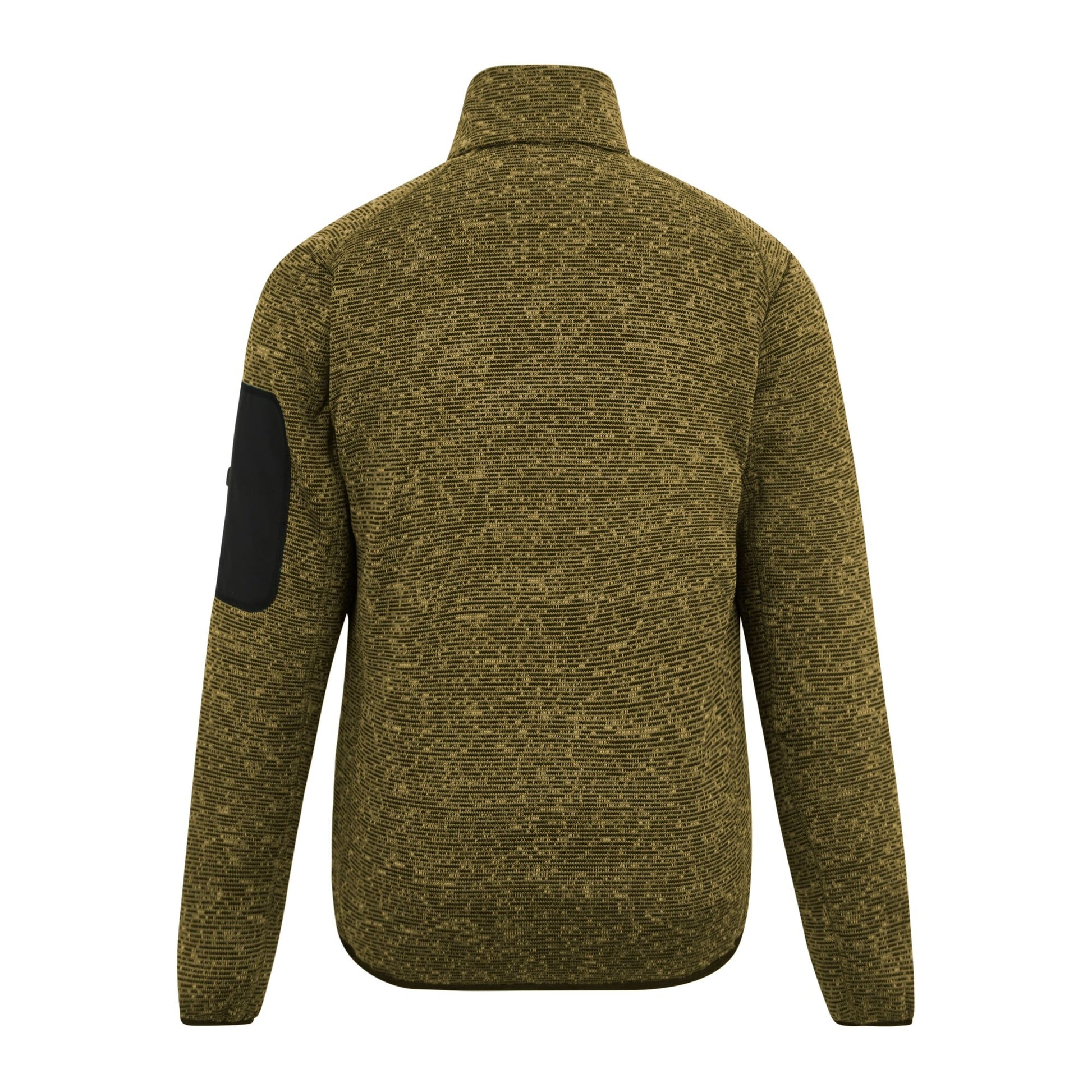 Wood Brown - Back - Regatta Mens Newhill Marl Full Zip Fleece Jacket
