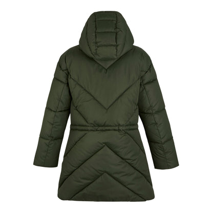 Khaki Green - Back - Regatta Womens-Ladies Rusey Quilted Padded Jacket