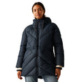 Navy - Lifestyle - Regatta Womens-Ladies Rusey Quilted Padded Jacket