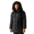Black - Lifestyle - Regatta Womens-Ladies Rusey Quilted Padded Jacket