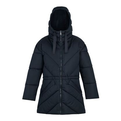 Navy - Front - Regatta Womens-Ladies Rusey Quilted Padded Jacket