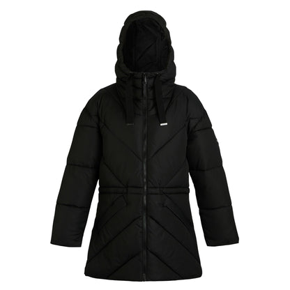 Black - Front - Regatta Womens-Ladies Rusey Quilted Padded Jacket