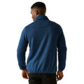 Navy - Pack Shot - Regatta Mens Barlee Marl Full Zip Fleece Jacket