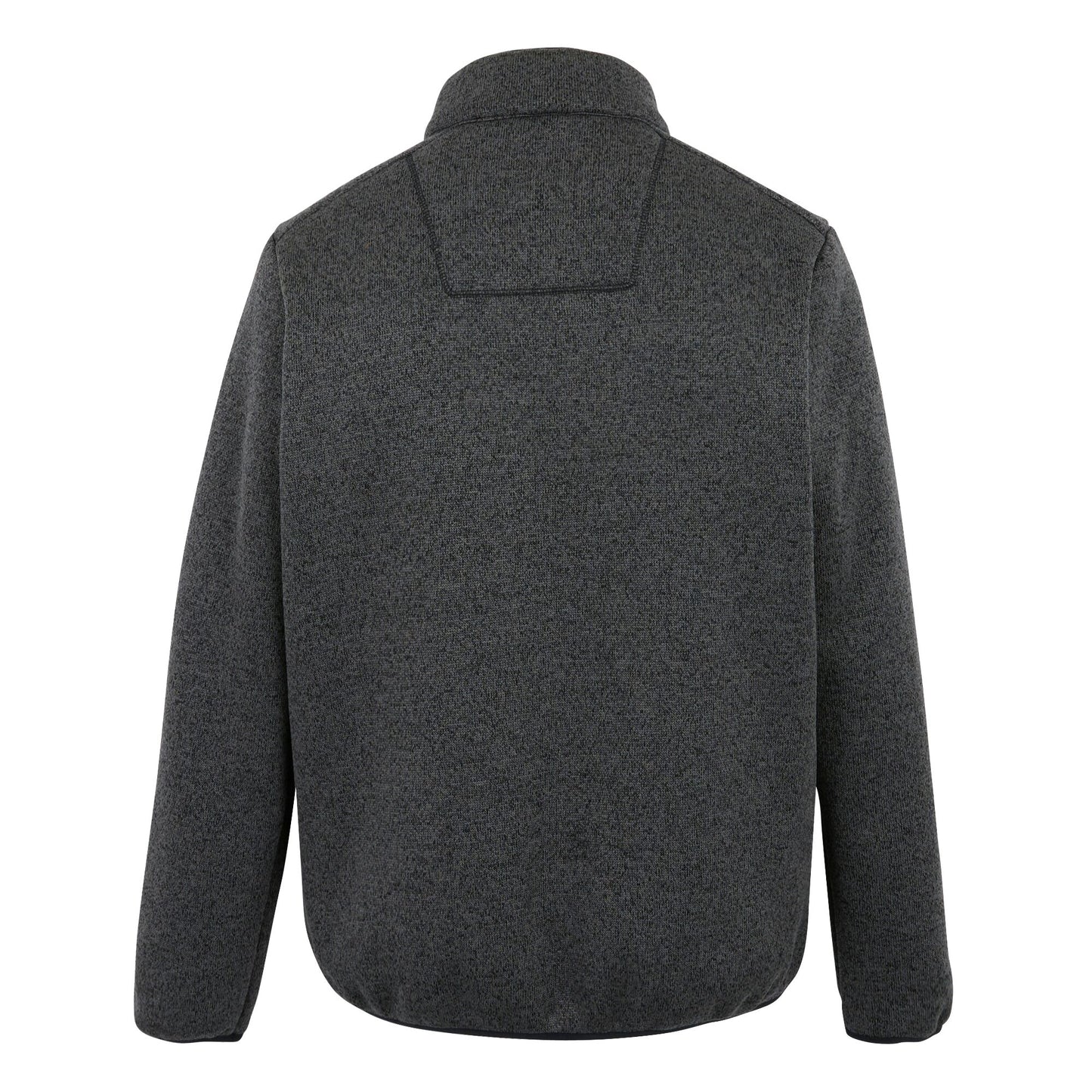 Black - Back - Regatta Mens Barlee Marl Full Zip Fleece Jacket