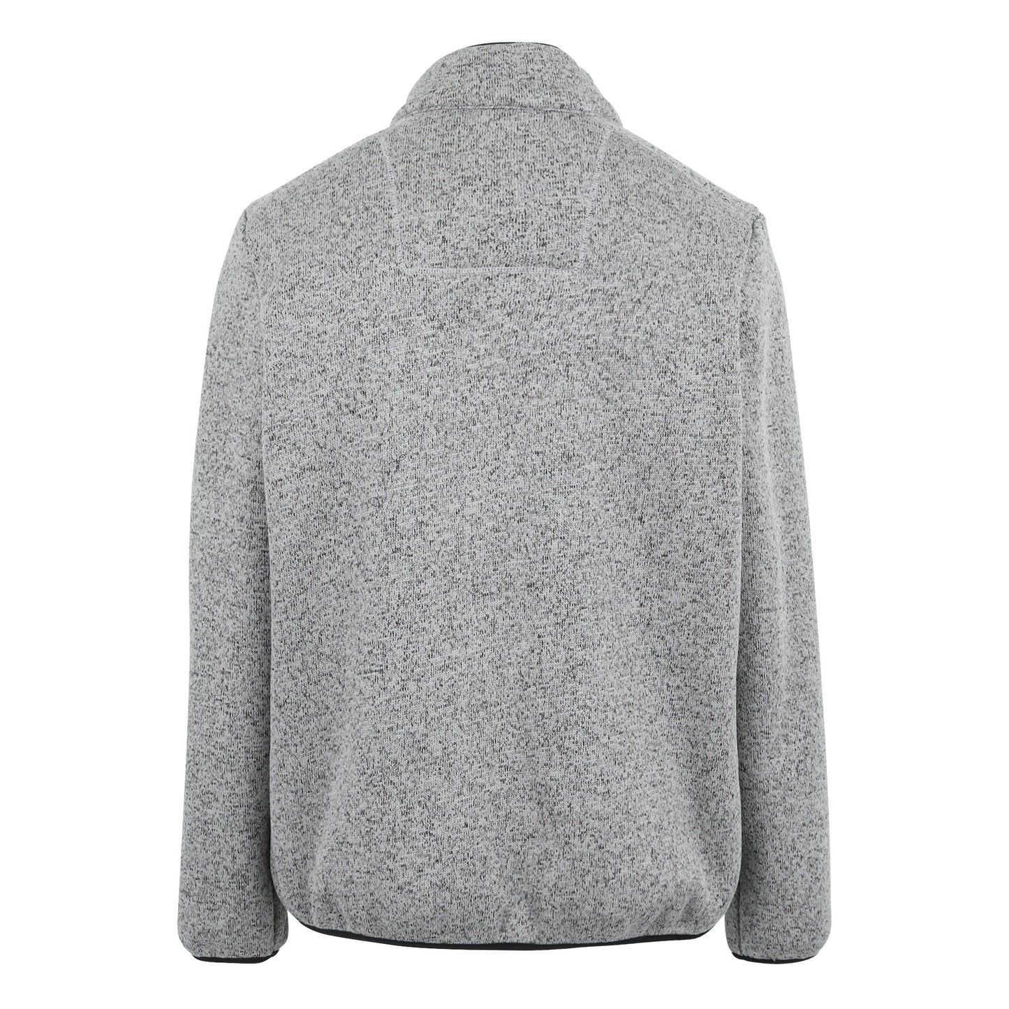 Silver Grey - Back - Regatta Mens Barlee Marl Full Zip Fleece Jacket