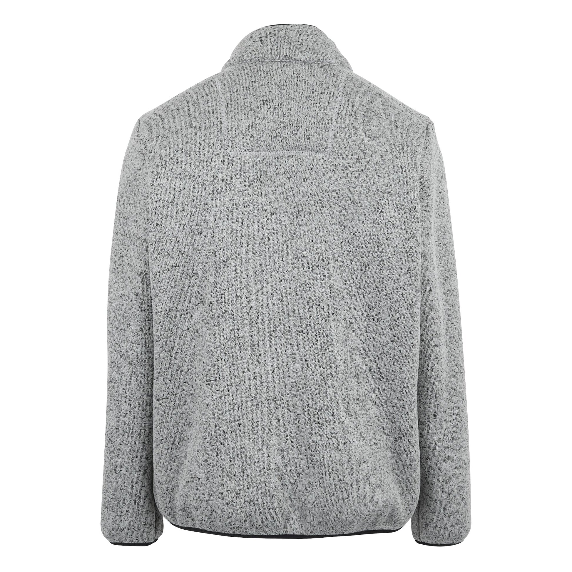 Silver Grey - Back - Regatta Mens Barlee Marl Full Zip Fleece Jacket