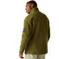Martini Olive - Pack Shot - Dare 2B Mens Twin Tip Half Zip Fleece Jacket