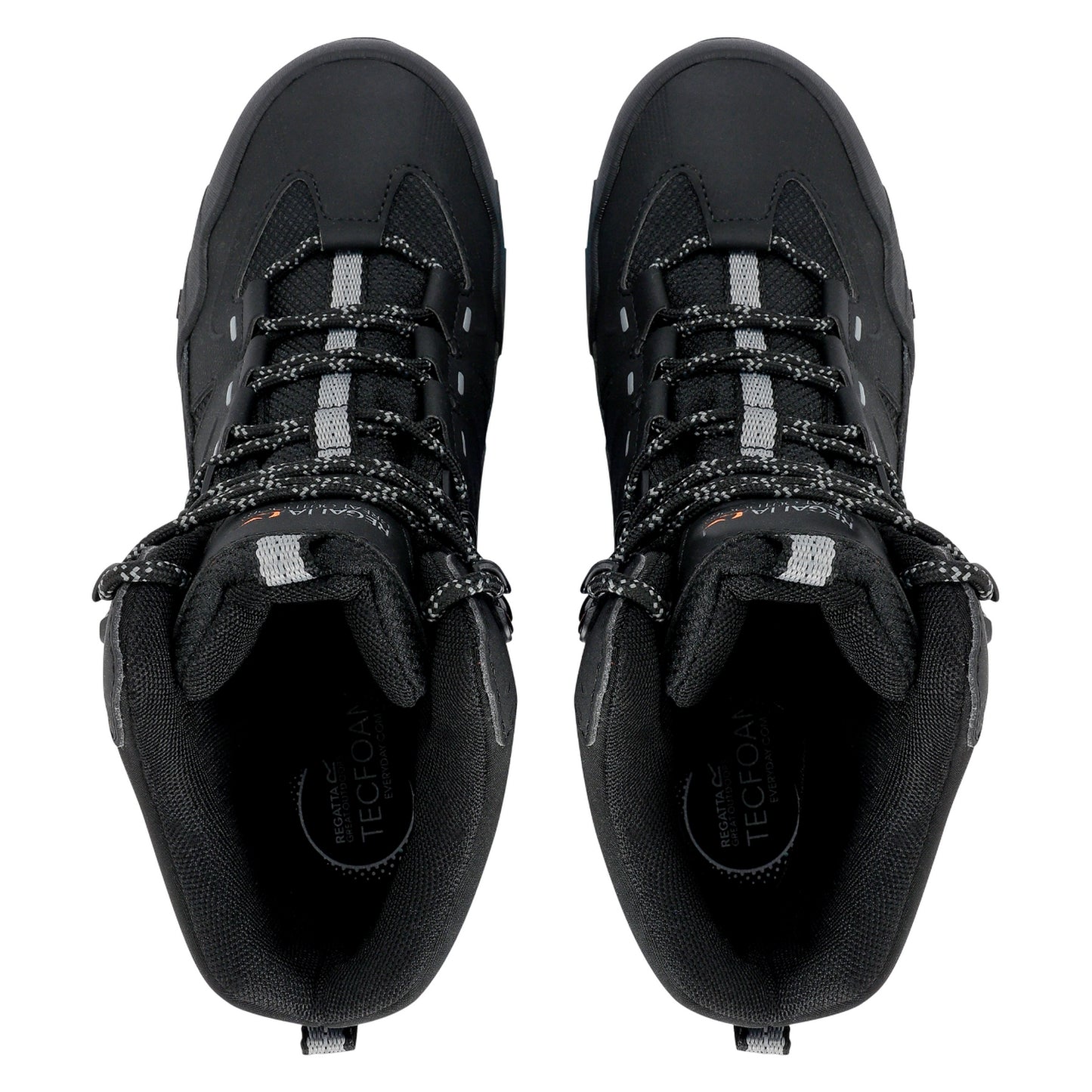 Black - Pack Shot - Regatta Mens Regen Walking Shoes