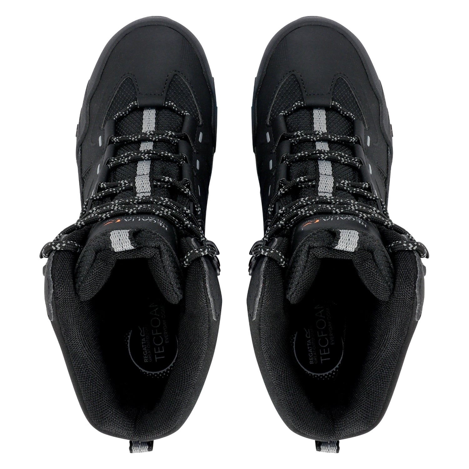 Black - Pack Shot - Regatta Mens Regen Walking Shoes