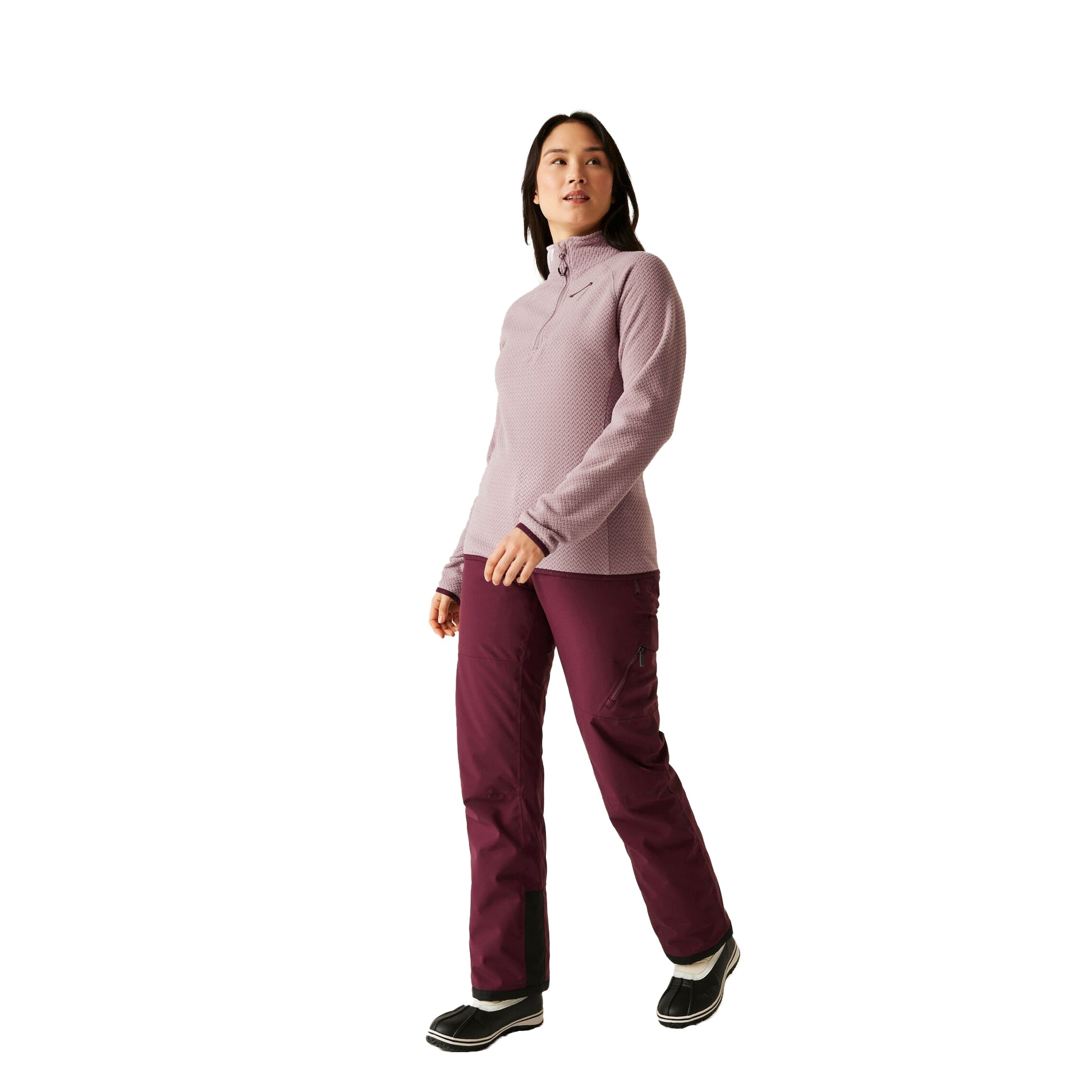 Heather - Lifestyle - Dare 2B Womens-Ladies Switch Up Fleece Top