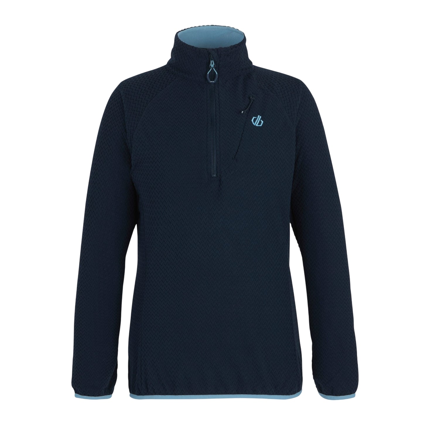 Navy - Front - Dare 2B Womens-Ladies Switch Up Fleece Top