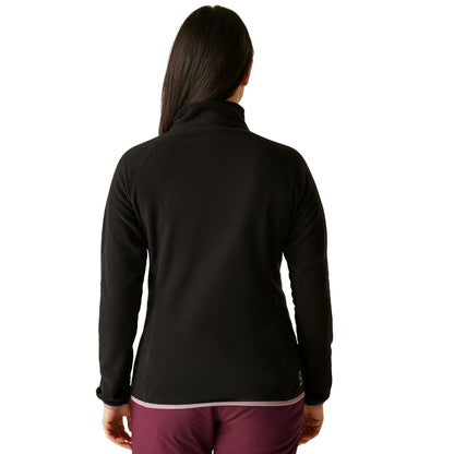Black - Lifestyle - Dare 2B Womens-Ladies Switch Up Fleece Top