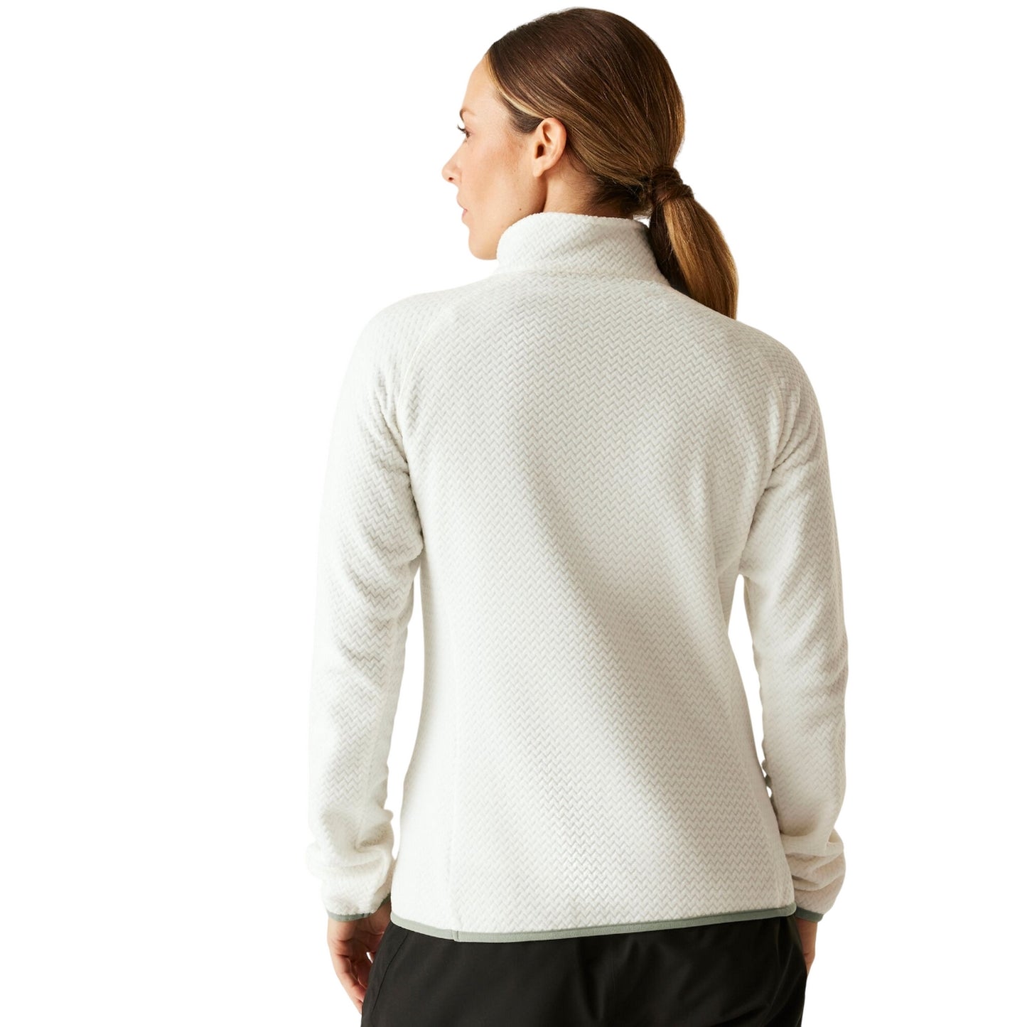 Egret - Back - Dare 2B Womens-Ladies Switch Up Fleece Top