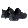 Black-Green Haze - Back - Regatta Womens-Ladies Blake Low Walking Shoes