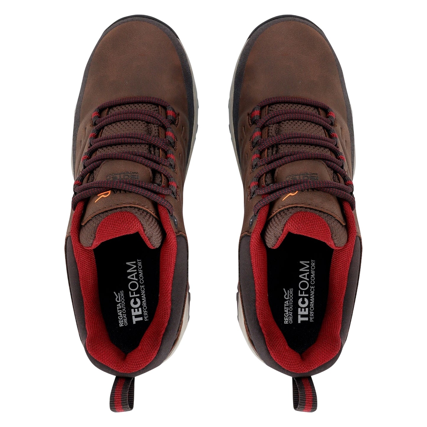 Chestnut-Dark Pimento - Lifestyle - Regatta Womens-Ladies Blake Low Walking Shoes