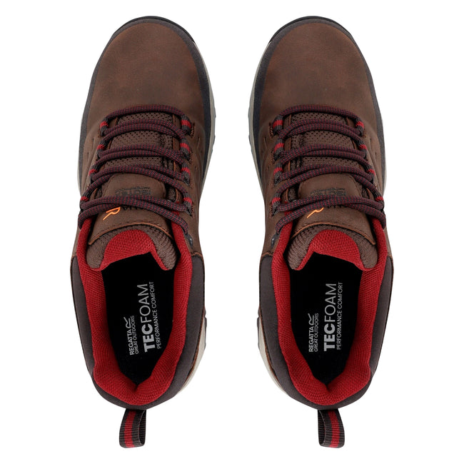 Chestnut-Dark Pimento - Lifestyle - Regatta Womens-Ladies Blake Low Walking Shoes