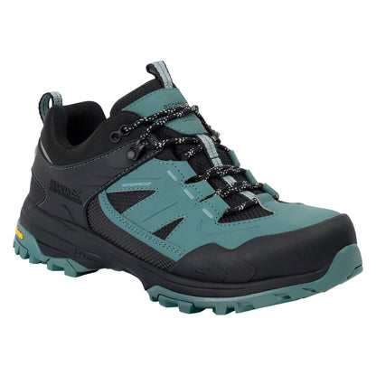 Spruce Green-Black - Front - Regatta Womens-Ladies Regen Low Walking Shoes