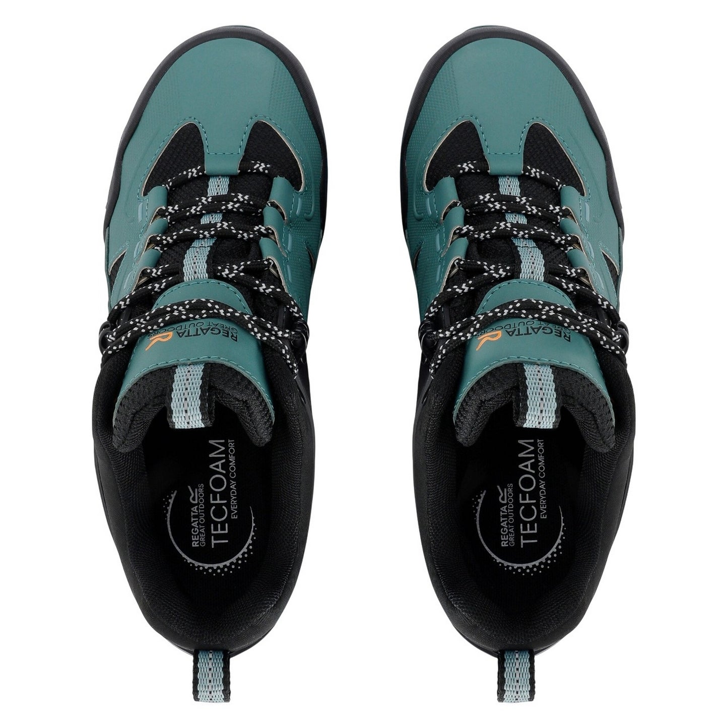 Spruce Green-Black - Lifestyle - Regatta Womens-Ladies Regen Low Walking Shoes