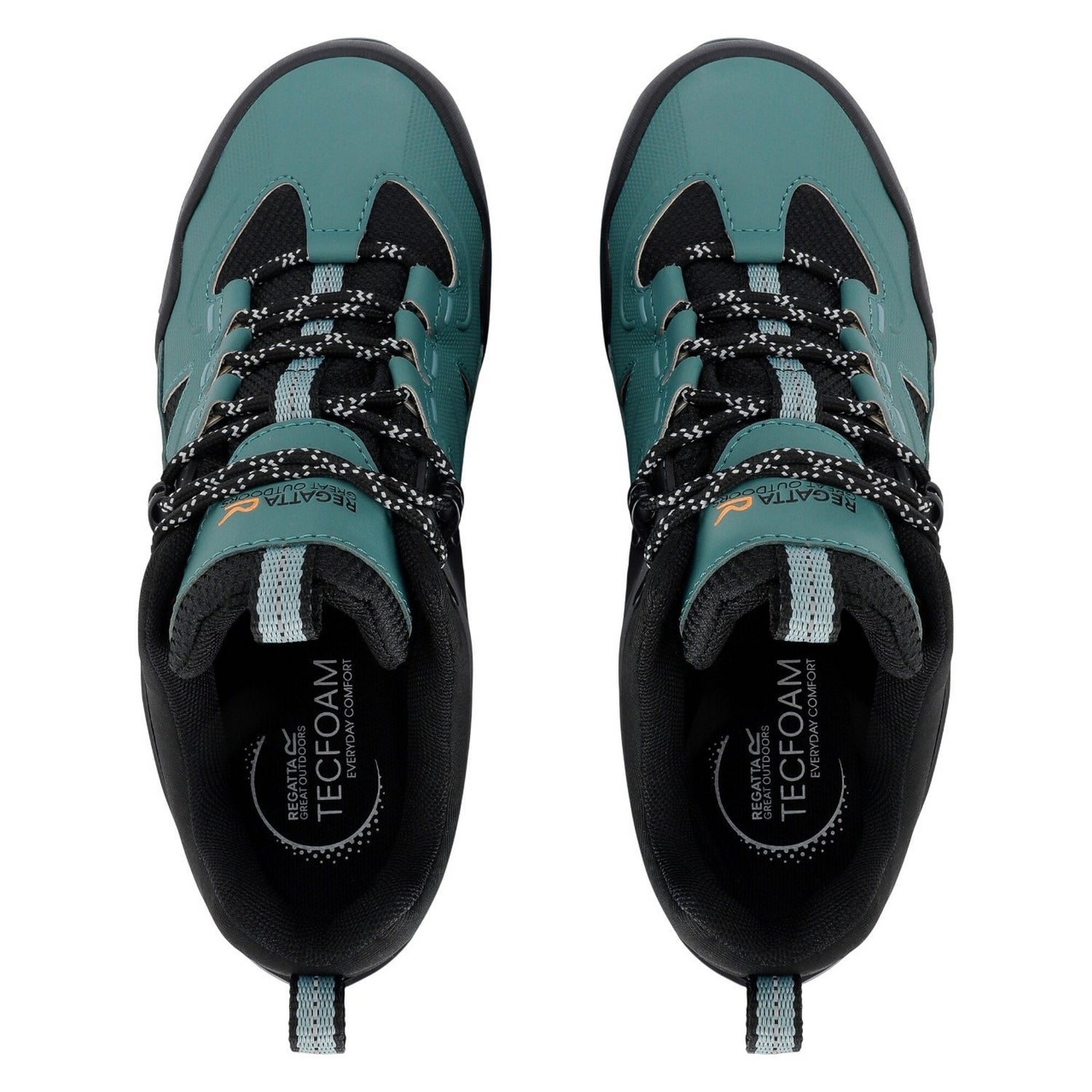 Spruce Green-Black - Lifestyle - Regatta Womens-Ladies Regen Low Walking Shoes