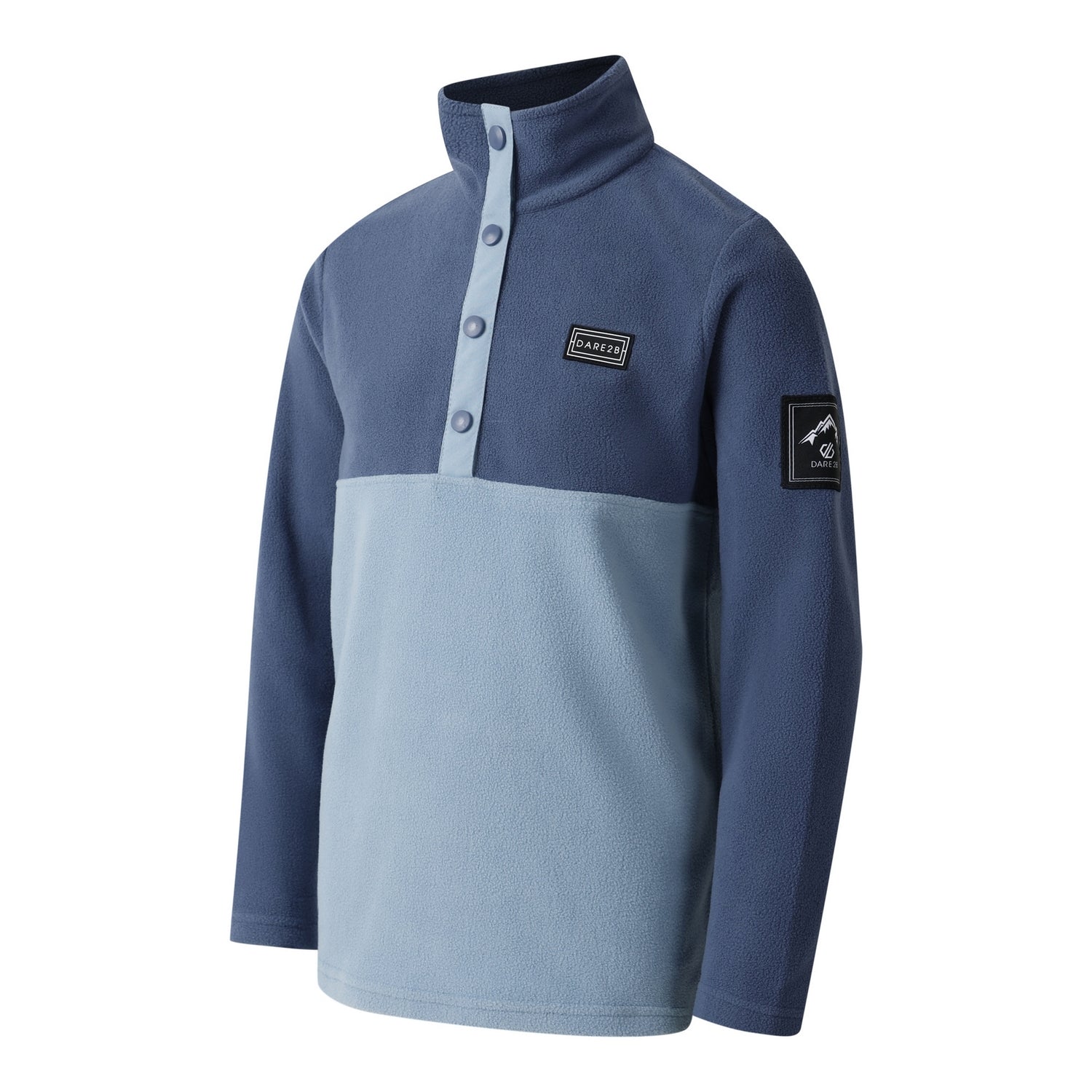 Blue Indigo-Mountain Spring - Side - Dare 2B Childrens-Kids Rapid Fleece Top