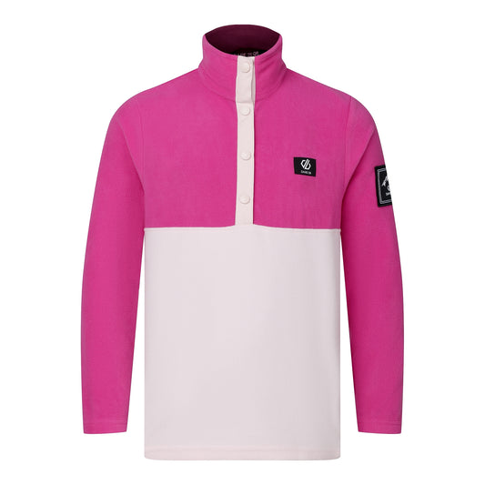 Extreme Pink - Front - Dare 2B Childrens-Kids Rapid Fleece Top