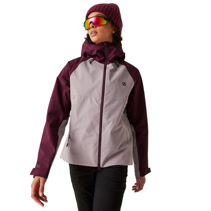 Heather-Fig - Lifestyle - Dare 2B Womens-Ladies Assert II Ski Jacket