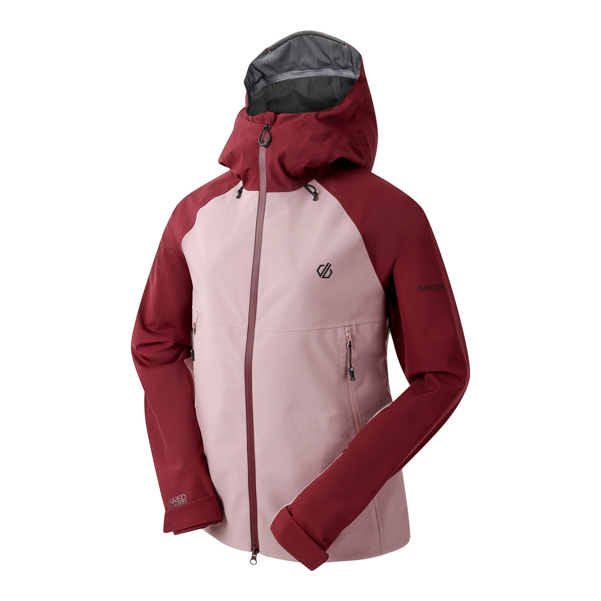 Heather-Fig - Side - Dare 2B Womens-Ladies Assert II Ski Jacket