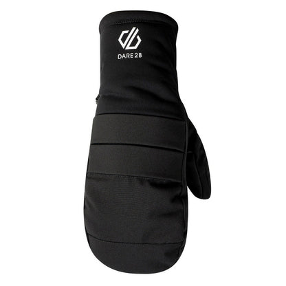 Black - Front - Dare 2B Unisex Adult Freeride Waterproof Mittens